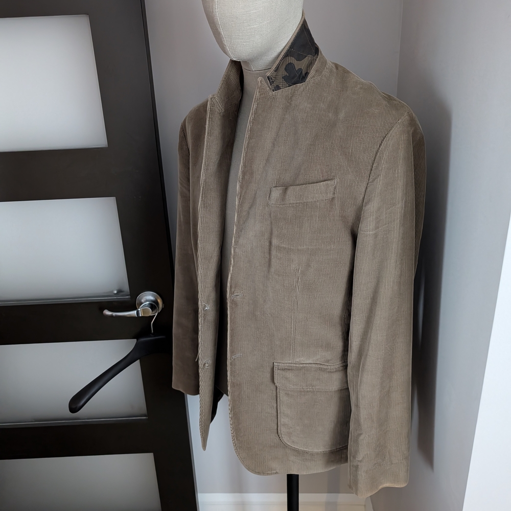 Black Brown 1826 Tan Corduroy Blazer